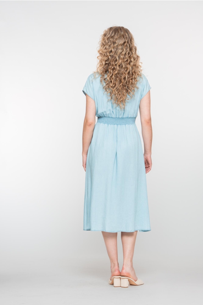 DRESS 57305 10 Light Blue Denim